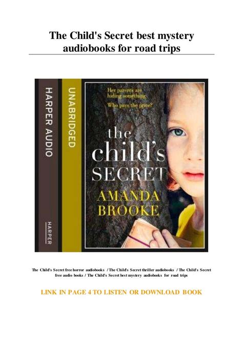 The Childs Secret Best Mystery Audiobooks For Road Trips