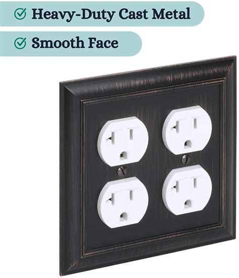 Bates Double Duplex Wall Plates Bronze Wall Plates For Outlets