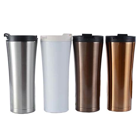 double wall stainless steel vacuum insulated travel mug cm04