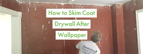 Traditional drywall is covered with a layer of paper over the gypsum core. How to Skim Coat Drywall After Wallpaper | Home Painters ...