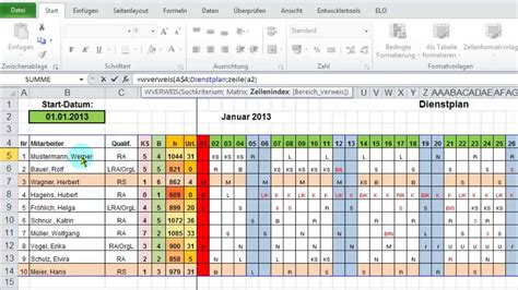 Aktuell 39 einsatzplanung jobs letzte aktualisierung: EXCEL: Monatsübersicht aus Jahres-Dienstplan ausgeben per ...