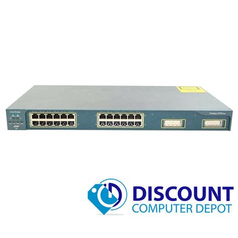 Cisco Catalyst Ws C2950g 24 El 24 Port Managed Fast Ethernet Switch 2x Gbic