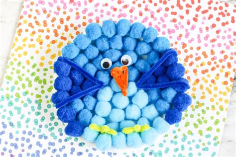 Blue Bird Paper Plate Craft For Kids Mom Wife Busy Life