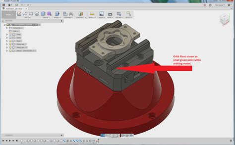 How To Change Or Reset The Orbit Pivot Center Point In Fusion 360