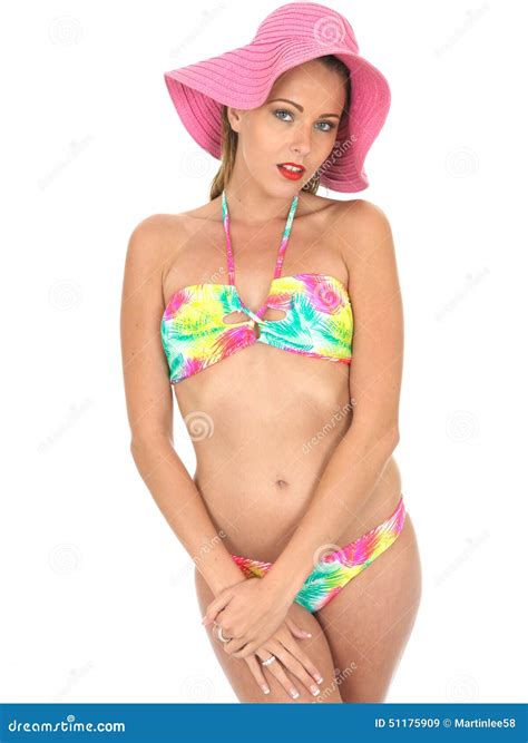 Sexy Vrouw Pin Up Model In Een Bikini Stock Afbeelding Image Of Bikini Mensen 51175909