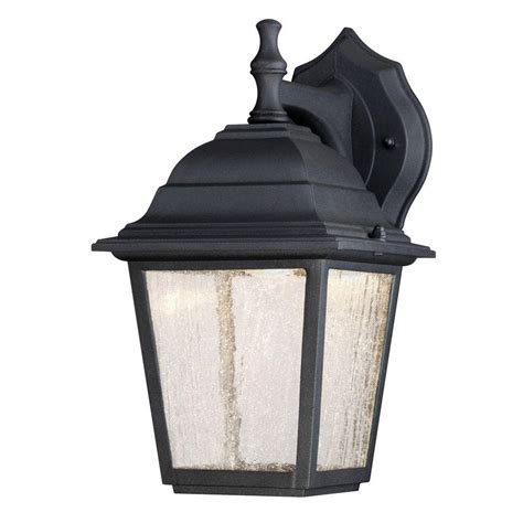 Westinghouse 1 Light Black Outdoor Integrated Led Wall Mount Lantern