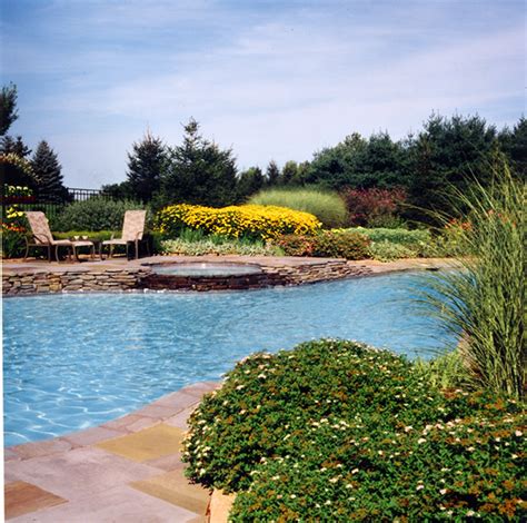 Pool Gardens Bucks County Landscape Design Pa Leydon Landscaping