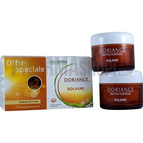 Doriance Solaire Natureactive Lot De 2x30 Capsules