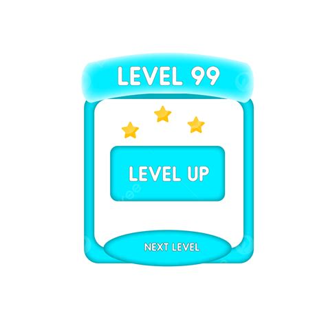 Levels Game Clipart Vector Game Level Completed Design Vector Blue
