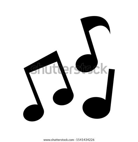 Tone Music Icon Design Note Music Stock Vector Royalty Free