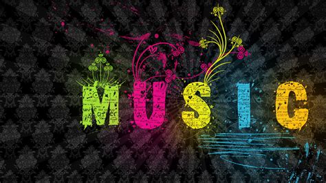 Colourful Music Background Wallpaper For Desktop And Mobiles Youtube