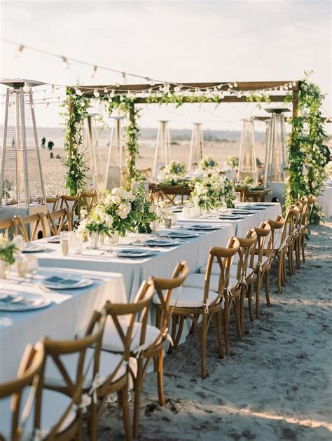 From the beach to a backyard patio, san diego offers a great way to have that small intimate ceremony for your special friends and family. Beachfront San Diego Wedding Garden Vibes - MODwedding