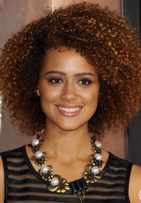 Nathalie Emmanuel Beautiful Big Curly Hair Curly Hair Styles