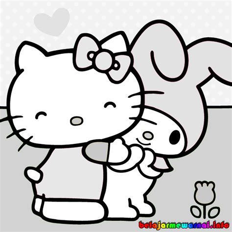 Silahkan anda arahkan mouse ke gambar atau tap. Gambar Hello Kitty Hitam Putih - Cliparts.co
