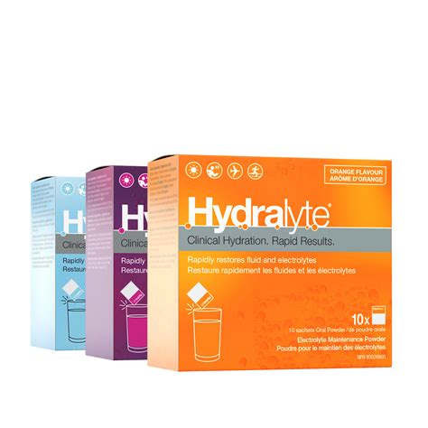 Original Electrolyte Powder Variety Pack Hydralyte Canada