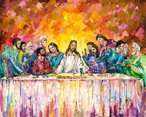 The Last Supper Painting A Picture Of The Last Supper Fine Art Print