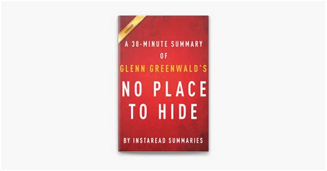 ‎no Place To Hide By Glenn Greenwald A 30 Minute Summary On Apple Books