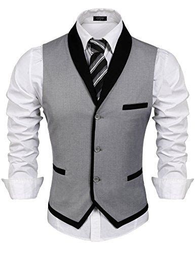 COOFANDY Men S Suit Vest Slim Fit Formal Business Dress Vest Casual