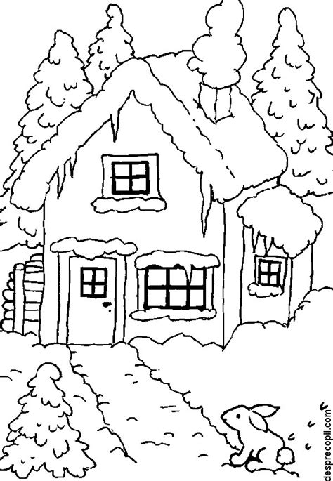 Cottage Coloring Pages Coloring Pages