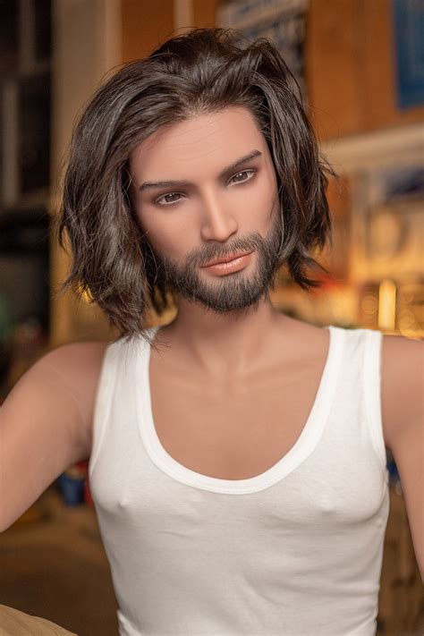 Ridmii William 168cm Sexy Male Doll Realistic Sex Doll Silicone Head T