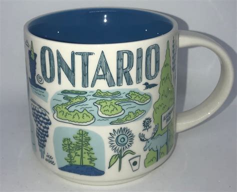 Starbucks Been There Series Collection Canada Ontario Coffee Mug New W