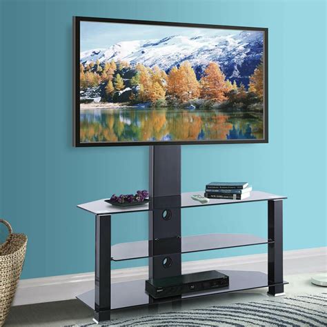 Corner Tv Stand Tier Glass Tv Stand For 32 70 Inch Lcd Led Tv