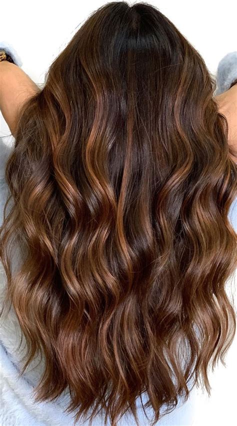 15 Chocolate Brown Hair Color With Caramel Highlights Chocolate And