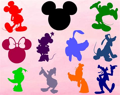 Mickey And Friends Svg Bundle Disney Svg Files Mickey And Etsy