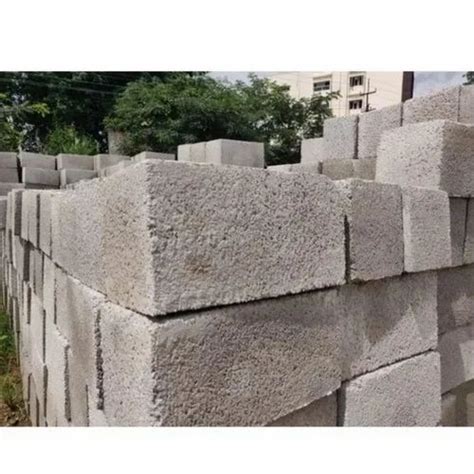 Solid Rectangular 12x8x6 Inch Concrete Blocks For Side Walls At Rs 32