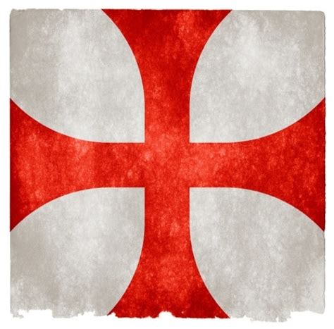Knights Templar Grunge Flag Photo Free Download