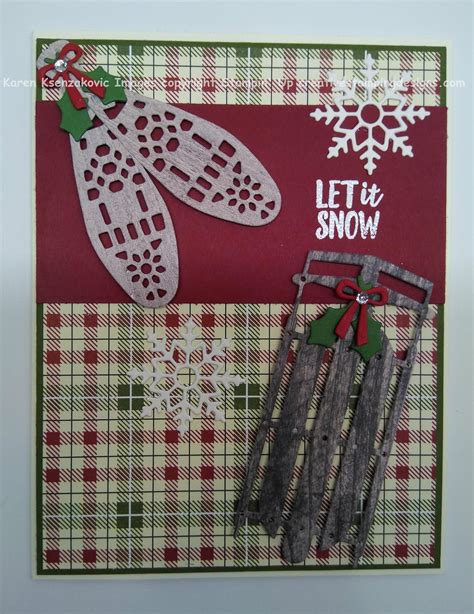 Stampin Up Alpine Adventure Holiday Card Creative Stamping Designs
