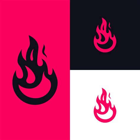 Free Style Flame Logo Exploration Rlogodesign