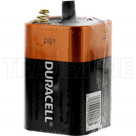 88006 Duracell 6 Volt Coppertop Lantern Alkaline Battery Each