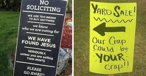 24 Of The Most Hilarious Yard Signs Ever Written Free Nude Porn Photos