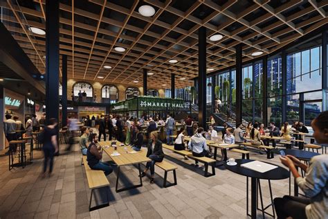 Market Halls Food Halls Head For Crossrail Place In Canary Wharf Eater London