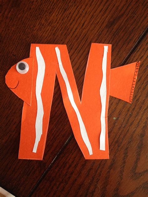 N is for Nemo! I know that Nemo is it an actual animal but try and find ...