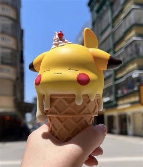 These Pikachu And Psyduck Ice Cream Figurines Are So Cute Theyll Melt