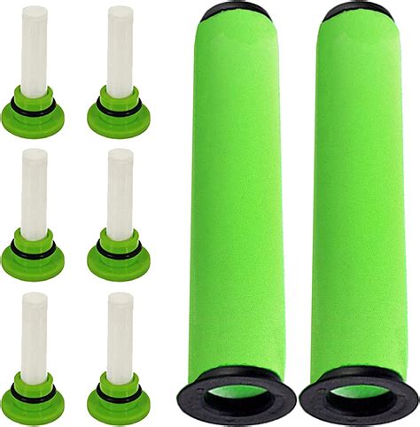 Spares2go 2 X Washable Dirt Bin Stick Filters 6 Fresheners For Gtech