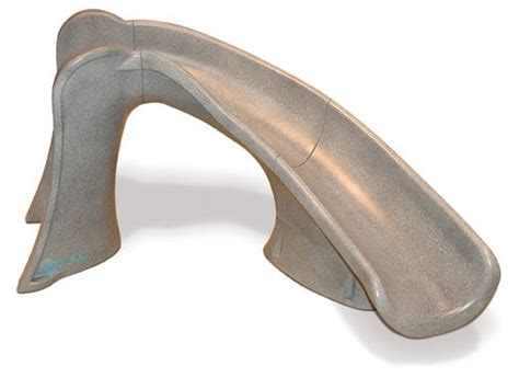 Sr Smith Cyclone Pool Slide Right Curve Taupe 698 209 58110
