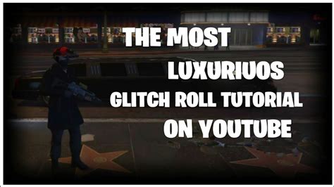 How To Glitch Roll In Gta Online Youtube