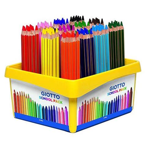Giotto Mega Extra Large Pencil Assorted 108pack 523500 Eezee