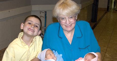 great grandmother gives birth to twins