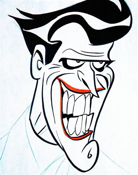 Image Early Joker Design By Bruce Timm Batmanthe Animated
