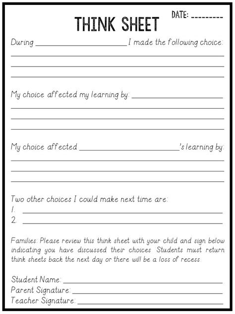 Thinking For Change Worksheets Pdf
