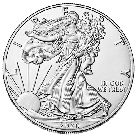 1 Oz American Silver Eagle Coin 2020 Buy Online At Goldsilver