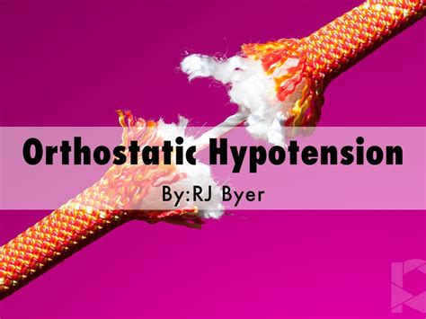 Orthostatic Hypotension By Mr Rab