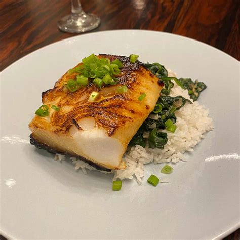 Miso And Soy Chilean Sea Bass Recipe