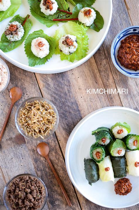 3 Easy Ssam And Ssambap Recipes Recipe Recipes Korean Lettuce