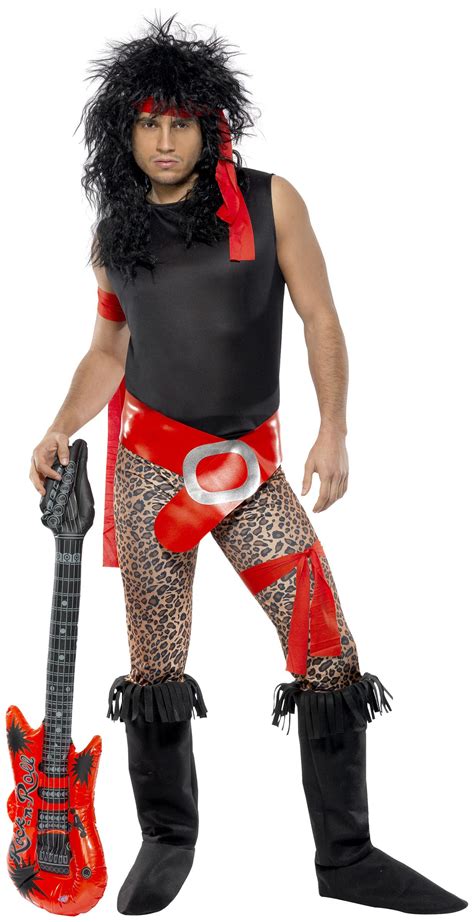 Rockstar Costume For Men Adults Costumes And Fancy Dress Costumes 80s Party Outfits Rock