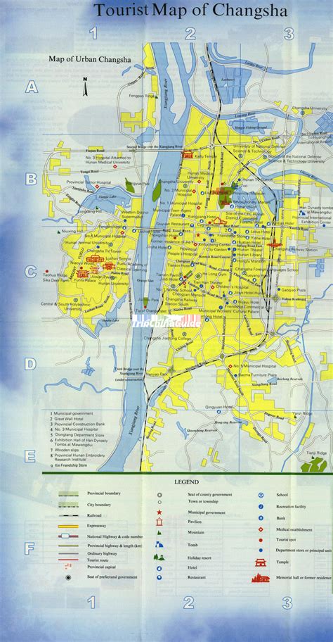 Changsha City Map Maps Of Changsha